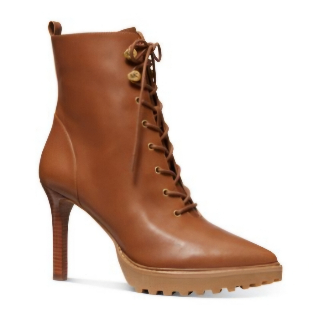 Michael Michael Kors Kyle Lace Up Platform Bootie NIB